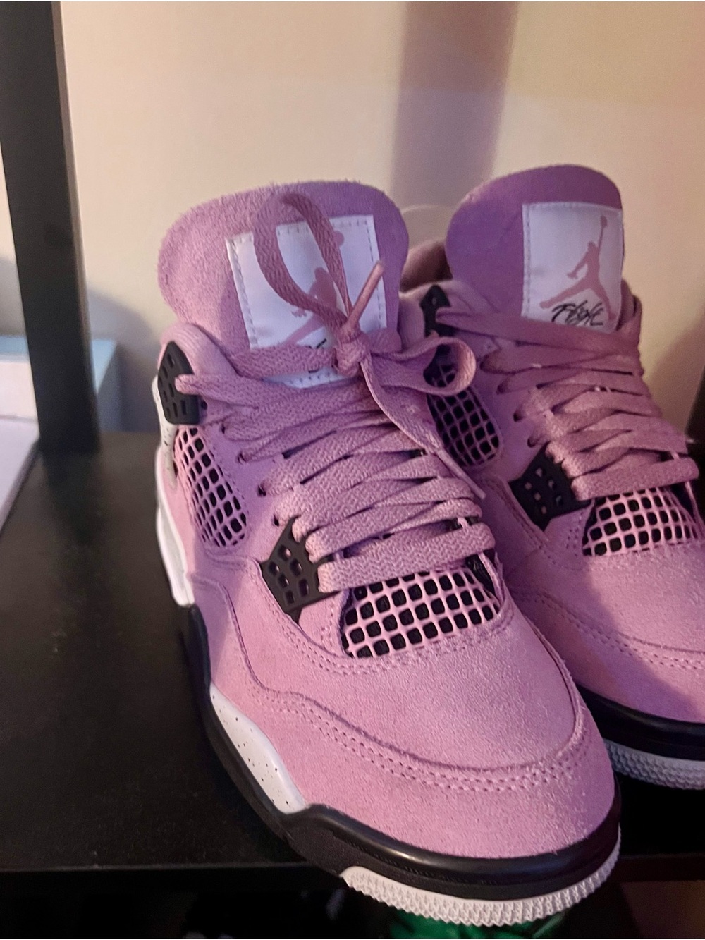 Jordan Women’s Sneakers — Lavender/Pink Suede